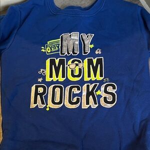 Garanimals Blue 'My Mom Rocks' Long Sleeve Tee